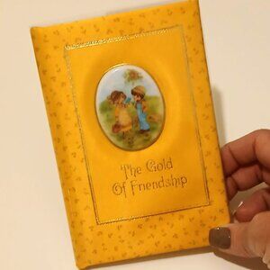 Vintage 1974 Hallmark Hardcover Book, The Gold Of Friendship GUC